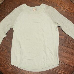 J. Crew Mint Crew Neck Sweater